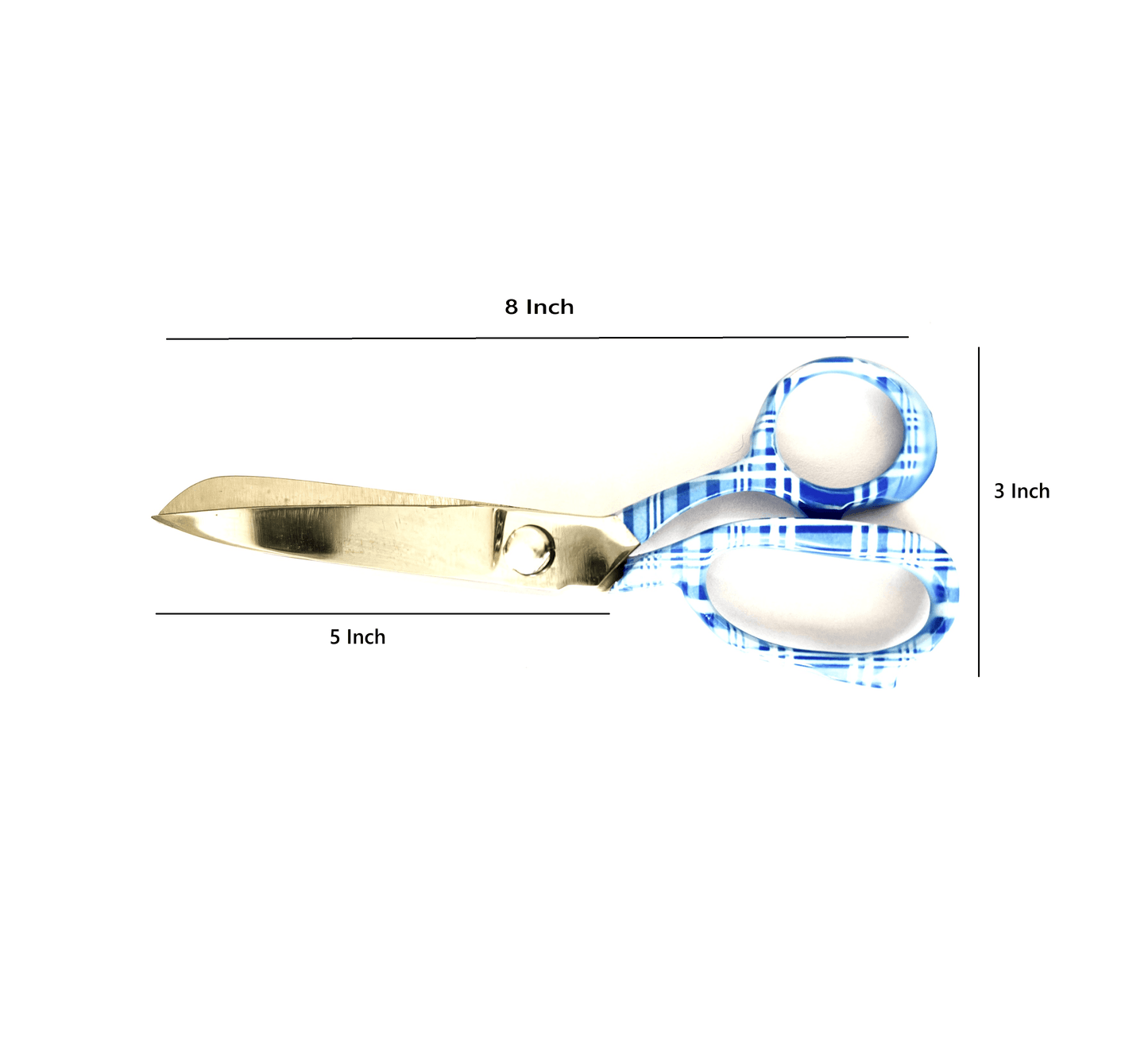 Stainless Steel Modern Paper Coated 8'' Dress Making Sewing Heavy Duty Crafting Shears Fabric Cutting Tailor Scissors