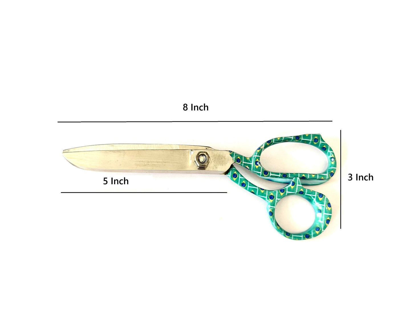 Stainless Steel Modern Paper Coated 8'' Dress Making Sewing Heavy Duty Crafting Shears Fabric Cutting Tailor Scissors