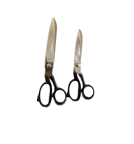 Stainless Steel Heavy Duty Black Color Handle 8'' 10''Dress Making Tailor Scissors Fabric Cutting Sewing Scissors Cloth Cutting Scissors
