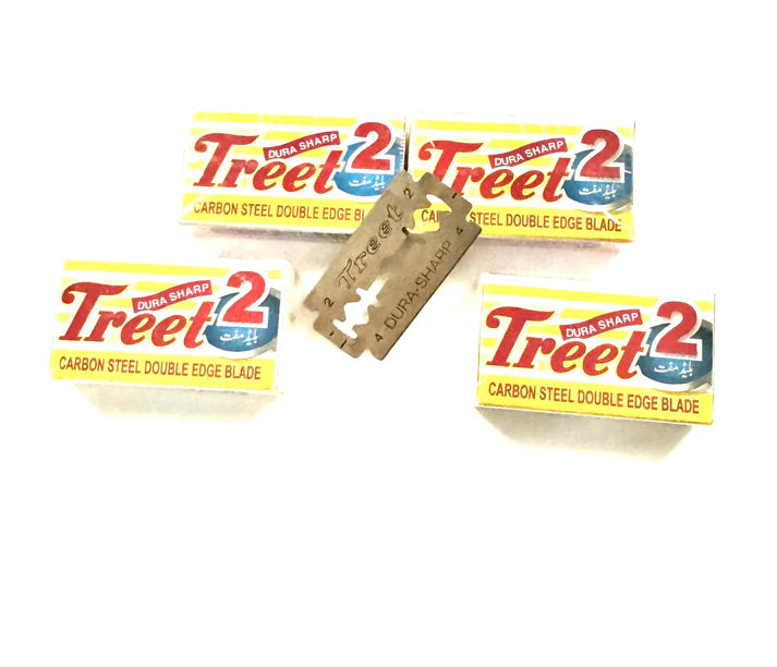 Stainless Steel Disposable Shaving Blades - 12 Blades Per Packet