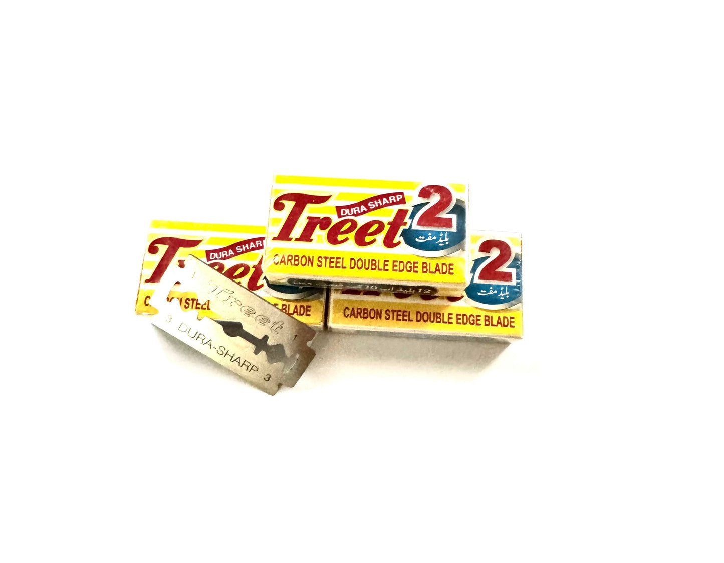 Stainless Steel Disposable Shaving Blades - 12 Blades Per Packet