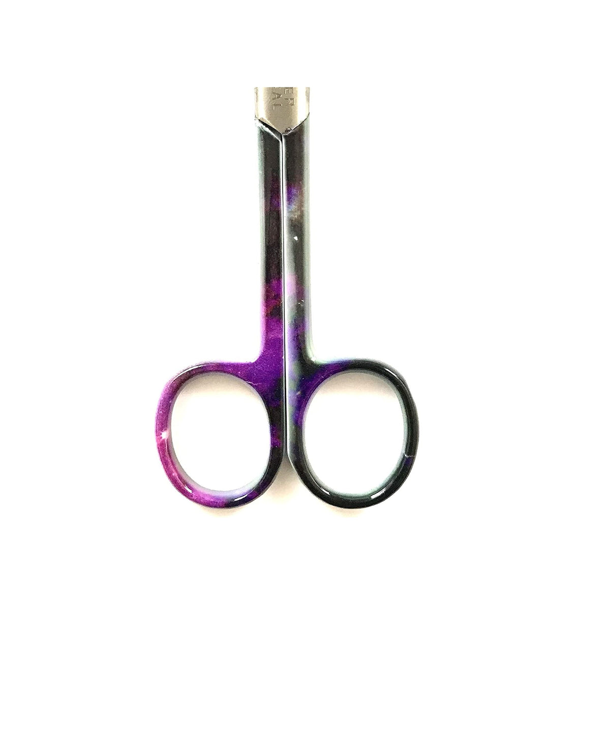 Forbici Lister Da Infermiere 5.5" Con Manico Viola – Punta Arrotondata – CynaMed USA - Foto 3